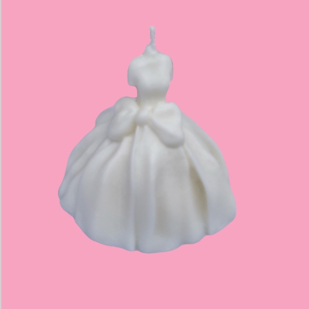 White dress candle
